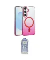 ieg™ Galaxy S23 FE Kılıf Ahenk Doku Özel Seri - Siyah Joko Magic 5D Cam
