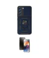 ieg™ Galaxy S23 FE Kılıf Ahenk Klasik - Siyah 3D Antistatik Mat Seramik Nano Ekran Koruyucu