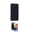 ieg™ Galaxy S23 FE Kılıf Ahenk Serisi - Siyah 3D Antistatik Mat Seramik Nano Ekran Koruyucu