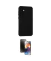 ieg™ Galaxy S23 FE Kılıf Ahenk Serisi - Siyah 3D Antistatik Mat Seramik Nano Ekran Koruyucu