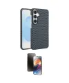 ieg™ Galaxy S23 FE Kılıf Doruk Serisi - Siyah 3D Antistatik Mat Seramik Nano Ekran Koruyucu