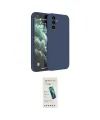 ieg™ Galaxy S23 FE Kılıf Kozmos Yansıma Özel Seri - Şeffaf Pasifik Cam Ekran Koruyucu