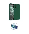 ieg™ Galaxy S23 FE Kılıf Kozmos Yansıma Özel Seri - Siyah 3D Antistatik Cam Ekran Koruyucu