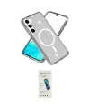 ieg™ Galaxy S23 FE Kılıf Nova Asil Prime - Şeffaf Pasifik Cam Ekran Koruyucu