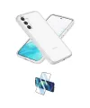 ieg™ Galaxy S23 FE Kılıf Nova Asil Prime - Siyah 3D Antistatik Cam Ekran Koruyucu