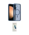 ieg™ Galaxy S23 FE Kılıf Siluet Minimal Prime - Şeffaf Pasifik Cam Ekran Koruyucu