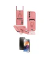 ieg™ Galaxy S23 FE Kılıf Vadi Form Prime - Siyah 3D Antistatik Mat Seramik Nano Ekran Koruyucu