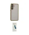 ieg™ Galaxy S23 FE Kılıf Vadi Minimal - Şeffaf Pasifik Cam Ekran Koruyucu