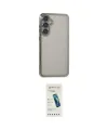 ieg™ Galaxy S23 FE Kılıf Vadi Minimal - Şeffaf Pasifik Cam Ekran Koruyucu