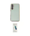 ieg™ Galaxy S23 FE Kılıf Yankı Serisi - Şeffaf Pasifik Cam Ekran Koruyucu