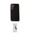ieg™ Galaxy S23 FE Kılıf Yankı Serisi - Şeffaf Pasifik Cam Ekran Koruyucu