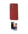 ieg™ Galaxy S23 FE Kılıf Yankı Serisi - Siyah 3D Antistatik Mat Seramik Nano Ekran Koruyucu