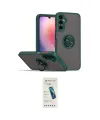 ieg™ Galaxy S23 FE Kılıf Yörünge Çizgi - Şeffaf Pasifik Cam Ekran Koruyucu