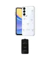 ieg™ Galaxy S23 FE Kılıf Yörünge Form - Siyah 6D Antistatik Mat Seramik Hayalet Nano Ekran Koruyucu