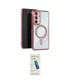ieg™ Galaxy S23 FE Kılıf Zirve Doku Prime - Şeffaf Pasifik Cam Ekran Koruyucu