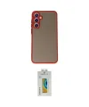 ieg™ Galaxy S23 Kılıf Ahenk Çizgi Serisi - Şeffaf Polymer Nano Ekran Koruyucu