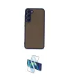 ieg™ Galaxy S23 Kılıf Ahenk Çizgi Serisi - Siyah 3D Antistatik Cam Ekran Koruyucu