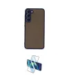 ieg™ Galaxy S23 Kılıf Ahenk Çizgi Serisi - Siyah 3D Antistatik Seramik Nano Ekran Koruyucu