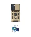 ieg™ Galaxy S23 Kılıf Ahenk Klasik - Siyah 3D Antistatik Seramik Nano Ekran Koruyucu