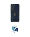 ieg™ Galaxy S23 Kılıf Ahenk Klasik - Siyah 3D Antistatik Seramik Nano Ekran Koruyucu