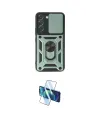 ieg™ Galaxy S23 Kılıf Ahenk Klasik - Siyah 3D Antistatik Seramik Nano Ekran Koruyucu