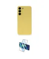 ieg™ Galaxy S23 Kılıf Ahenk Serisi - Siyah 3D Antistatik Cam Ekran Koruyucu