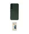 ieg™ Galaxy S23 Kılıf Ahenk Serisi - Siyah 6D Mat Seramik Hayalet Nano Ekran Koruyucu
