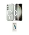 ieg™ Galaxy S23 Kılıf Ahenk Yansıma Prime - Şeffaf Pasifik Cam Ekran Koruyucu