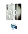 ieg™ Galaxy S23 Kılıf Ahenk Yansıma Prime - Siyah 3D Antistatik Cam Ekran Koruyucu