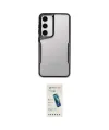 ieg™ Galaxy S23 Kılıf Akış Çizgi Koleksiyonu - Şeffaf Pasifik Cam Ekran Koruyucu