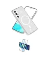 ieg™ Galaxy S23 Kılıf Nova Asil Prime - Siyah 3D Antistatik Cam Ekran Koruyucu