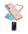 ieg™ Galaxy S23 Kılıf Nova Asil Prime - Siyah 3D Antistatik Hayalet Cam Ekran Koruyucu
