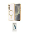 ieg™ Galaxy S23 Kılıf Nova Işık Özel Seri - Şeffaf Pasifik Cam Ekran Koruyucu
