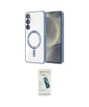 ieg™ Galaxy S23 Kılıf Nova Işık Özel Seri - Şeffaf Pasifik Cam Ekran Koruyucu