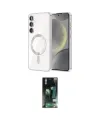 ieg™ Galaxy S23 Kılıf Nova Işık Özel Seri - Siyah 360 Mat Full Body Arka Koruyucu