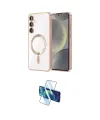 ieg™ Galaxy S23 Kılıf Nova Işık Özel Seri - Siyah 3D Antistatik Seramik Nano Ekran Koruyucu