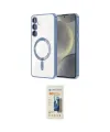 ieg™ Galaxy S23 Kılıf Nova Işık Özel Seri - Siyah 6D Mat Seramik Hayalet Nano Ekran Koruyucu