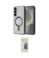 ieg™ Galaxy S23 Kılıf Nova Işık Özel Seri - Siyah 6D Mat Seramik Hayalet Nano Ekran Koruyucu