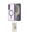 ieg™ Galaxy S23 Kılıf Nova Işık Özel Seri - Siyah Mat Seramik Nano Ekran Koruyucu
