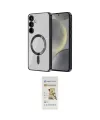 ieg™ Galaxy S23 Kılıf Nova Işık Özel Seri - Siyah Mat Seramik Nano Ekran Koruyucu