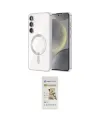 ieg™ Galaxy S23 Kılıf Nova Işık Özel Seri - Siyah Mat Seramik Nano Ekran Koruyucu