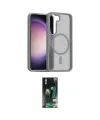 ieg™ Galaxy S23 Kılıf Siluet Minimal Prime - Şeffaf 360 Full Body Arka Koruyucu