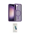 ieg™ Galaxy S23 Kılıf Siluet Minimal Prime - Şeffaf Pasifik Cam Ekran Koruyucu