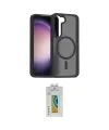 ieg™ Galaxy S23 Kılıf Siluet Minimal Prime - Şeffaf Polymer Nano Ekran Koruyucu