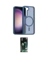 ieg™ Galaxy S23 Kılıf Siluet Minimal Prime - Siyah 360 Mat Full Body Arka Koruyucu