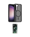 ieg™ Galaxy S23 Kılıf Siluet Minimal Prime - Siyah 360 Mat Full Body Arka Koruyucu