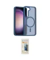 ieg™ Galaxy S23 Kılıf Siluet Minimal Prime - Siyah 6D Mat Seramik Hayalet Nano Ekran Koruyucu