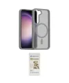 ieg™ Galaxy S23 Kılıf Siluet Minimal Prime - Siyah Mat Seramik Nano Ekran Koruyucu