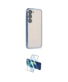 ieg™ Galaxy S23 Kılıf Vadi Minimal - Siyah 3D Antistatik Cam Ekran Koruyucu
