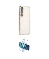 ieg™ Galaxy S23 Kılıf Vadi Minimal - Siyah 3D Antistatik Cam Ekran Koruyucu